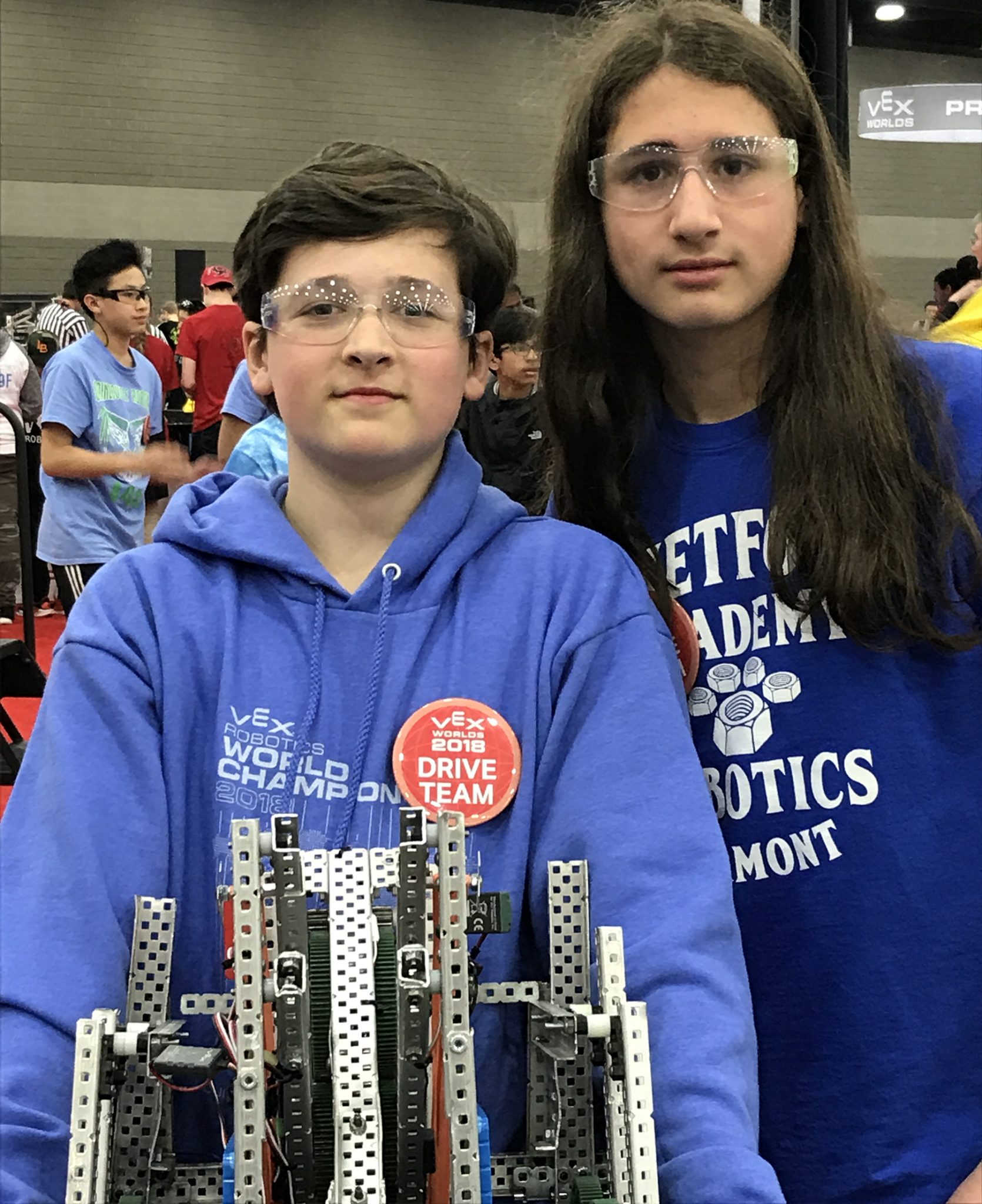 Middle School Robotics Finish 25th in VEX World Championships Middle School Robotics Finish 25th in VEX World Championships