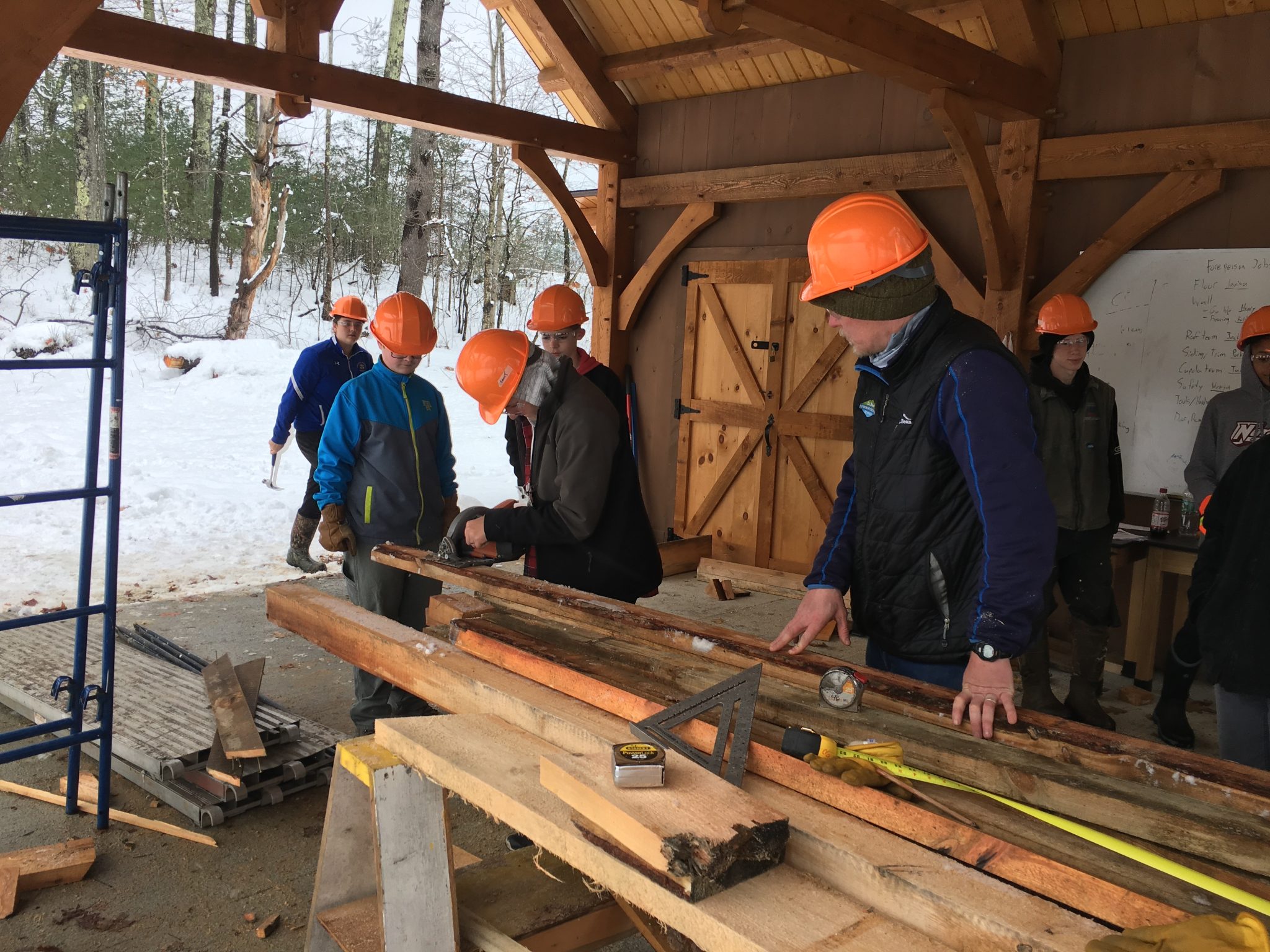Students Build Sugar Shack Students Build Sugar Shack