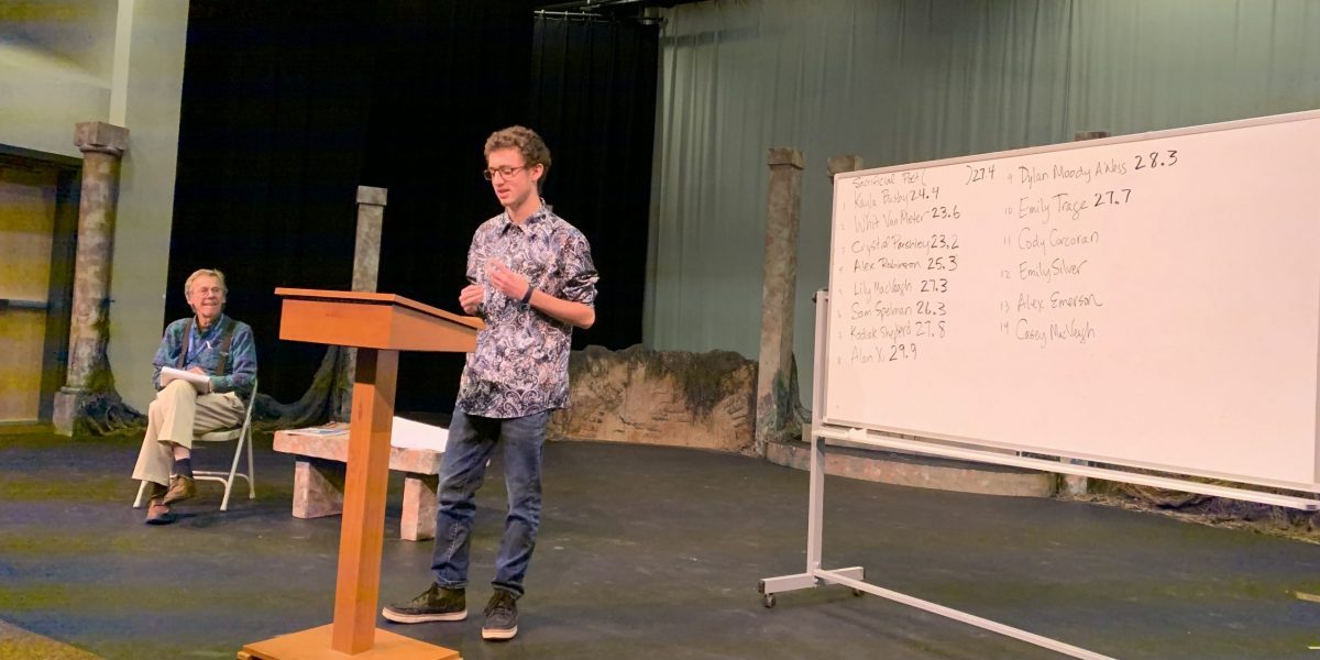 Creative Writing Students Perform in Poetry Slam Creative Writing Students Perform in Poetry Slam