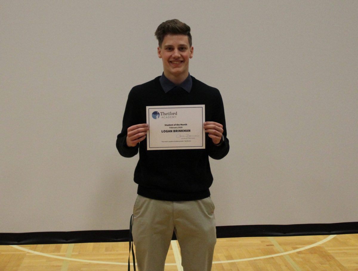 Student of the Month: Logan Brinkman Student of the Month: Logan Brinkman