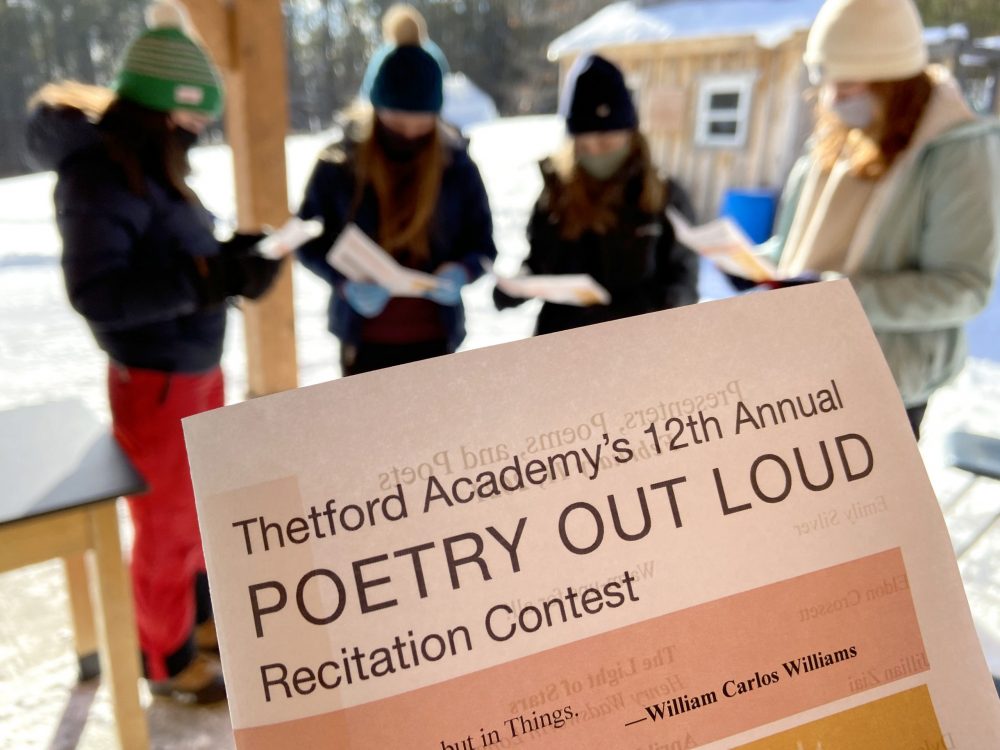 Poetry Out Loud, Outdoors Poetry Out Loud, Outdoors